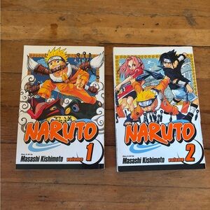3/$20 Naruto Manga Volumes 1 and 2